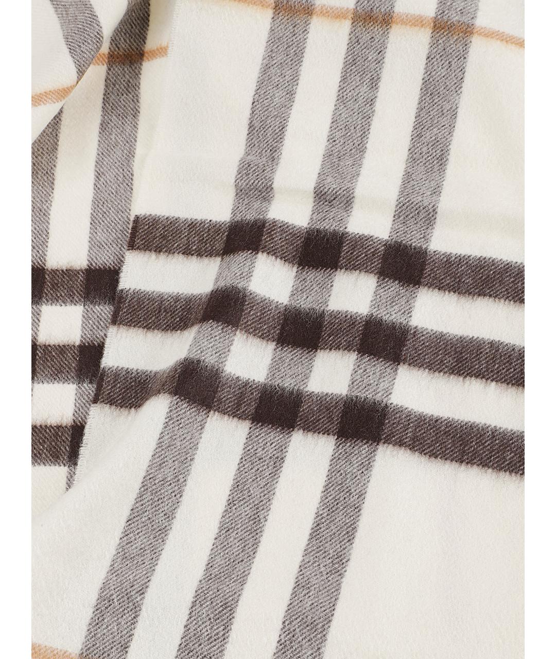 BURBERRY Бежевый кашемировый шарф, фото 2