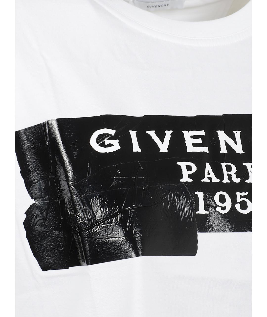 GIVENCHY Белая хлопковая футболка, фото 2