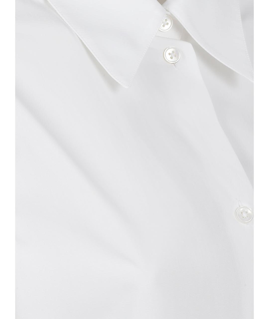 JIL SANDER Белая хлопковая рубашка, фото 2