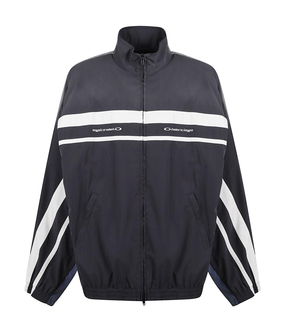 BALENCIAGA Черная полиэстеровая куртка, фото 1