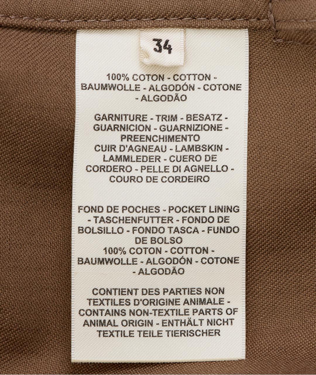 HERMES Бежевый хлопковый тренч/плащ, фото 8