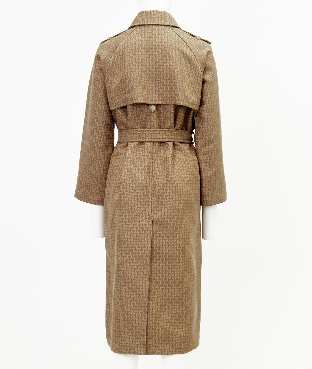 HERMES Бежевый хлопковый тренч/плащ, фото 2