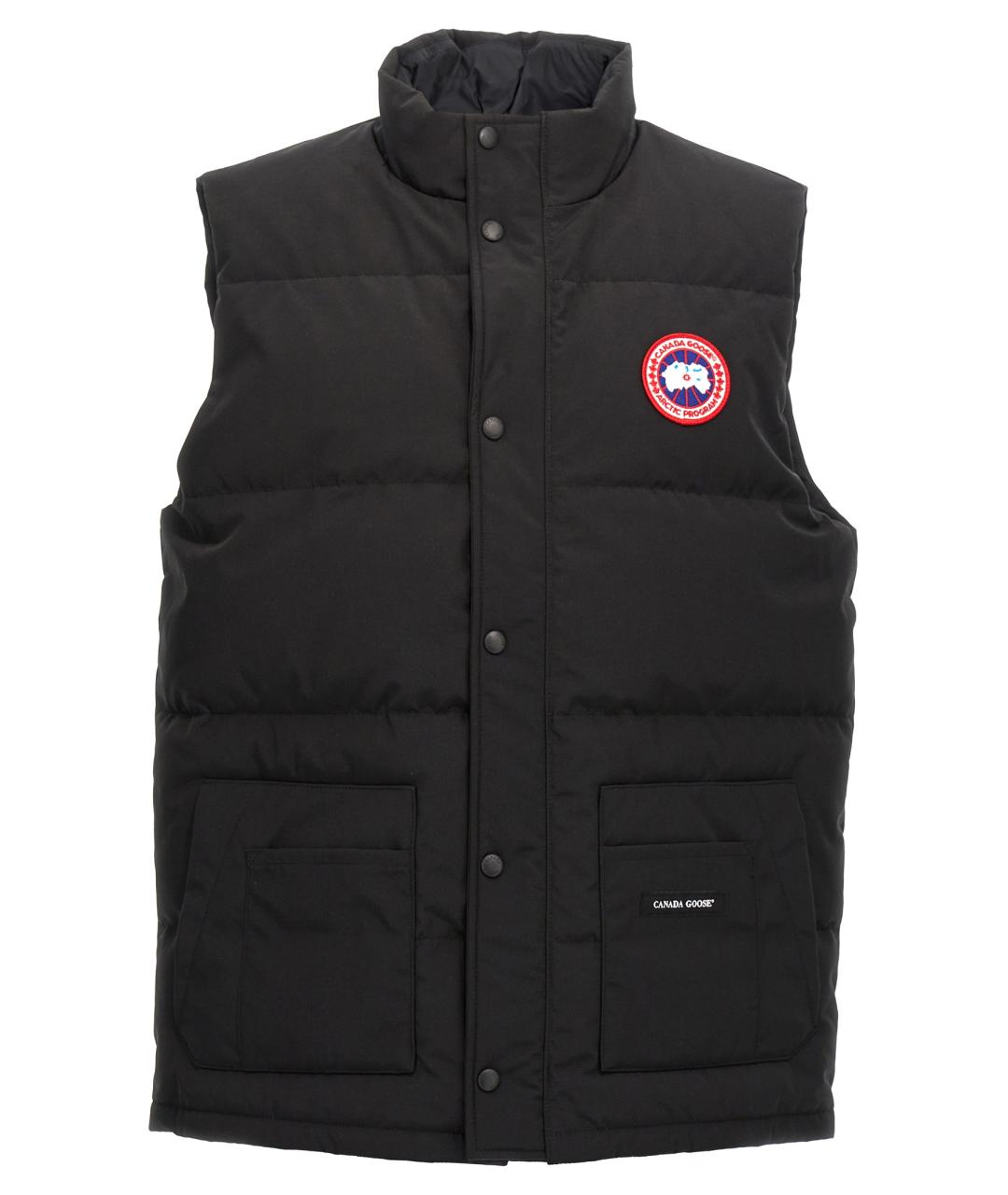 CANADA GOOSE Черная полиэстеровая жилетка, фото 1