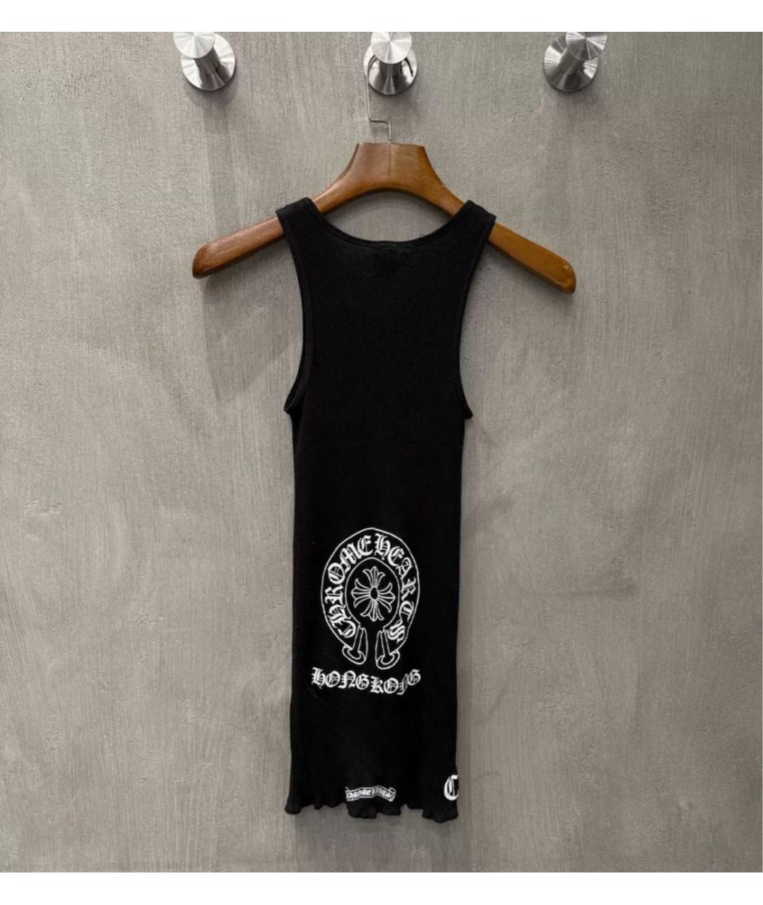 CHROME HEARTS Черная майка, фото 2