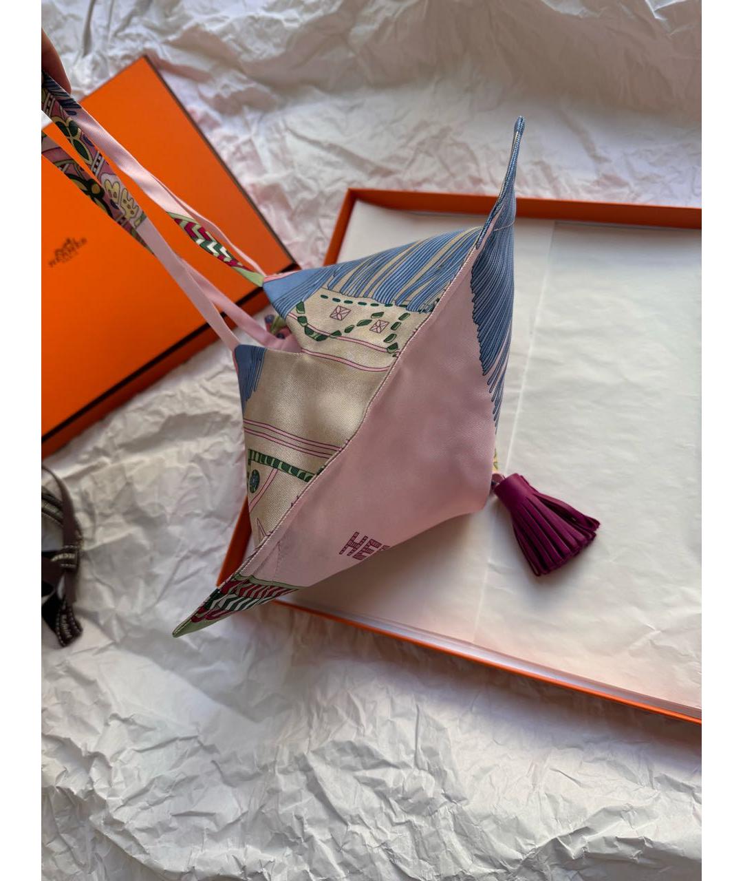 HERMES Мульти шелковая сумка через плечо, фото 3