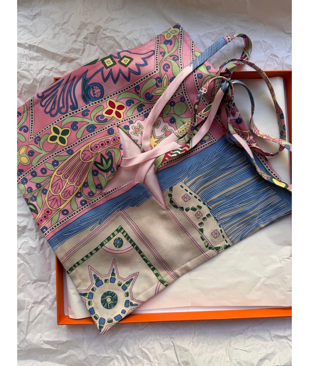 HERMES Мульти шелковая сумка через плечо, фото 5