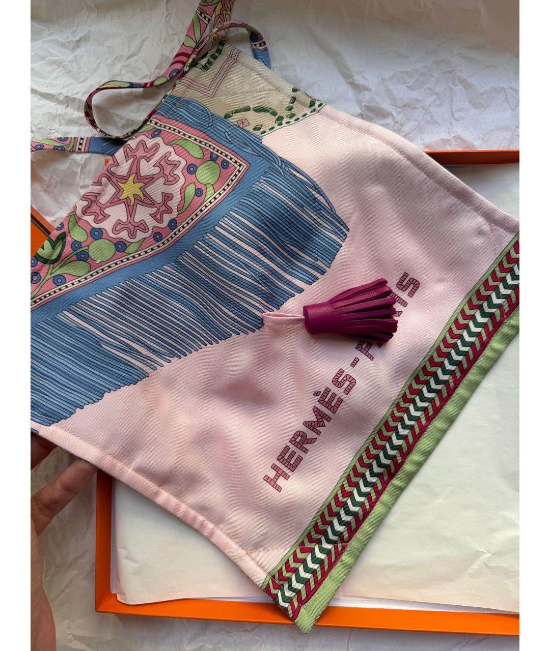 HERMES Мульти шелковая сумка через плечо, фото 6