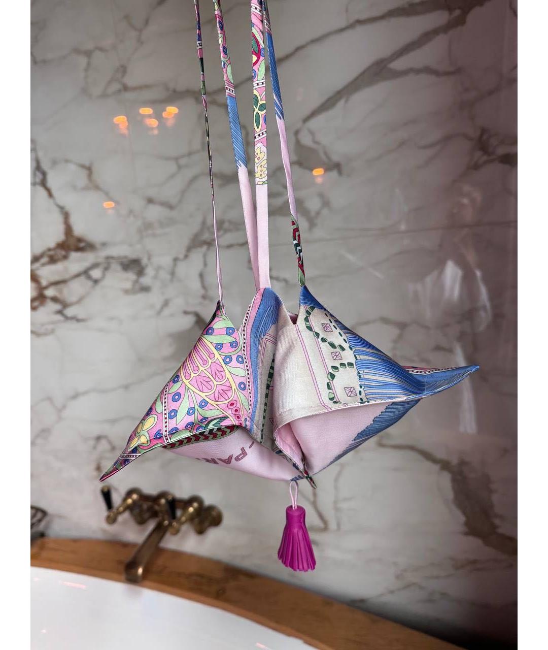 HERMES Мульти шелковая сумка через плечо, фото 2