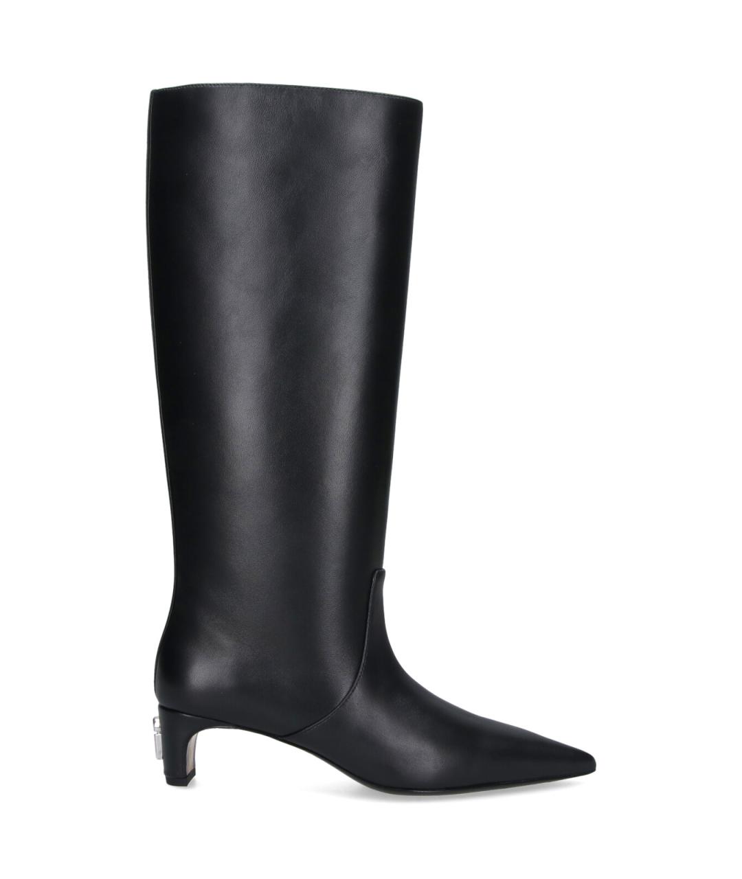 MARC JACOBS Черные кожаные сапоги, фото 1