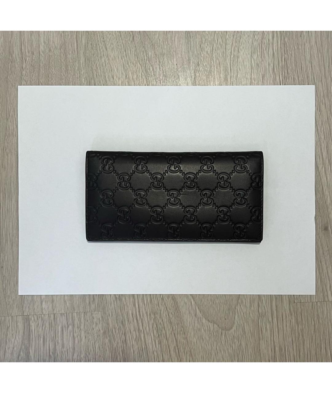 GUCCI Коричневый кожаный кошелек, фото 5