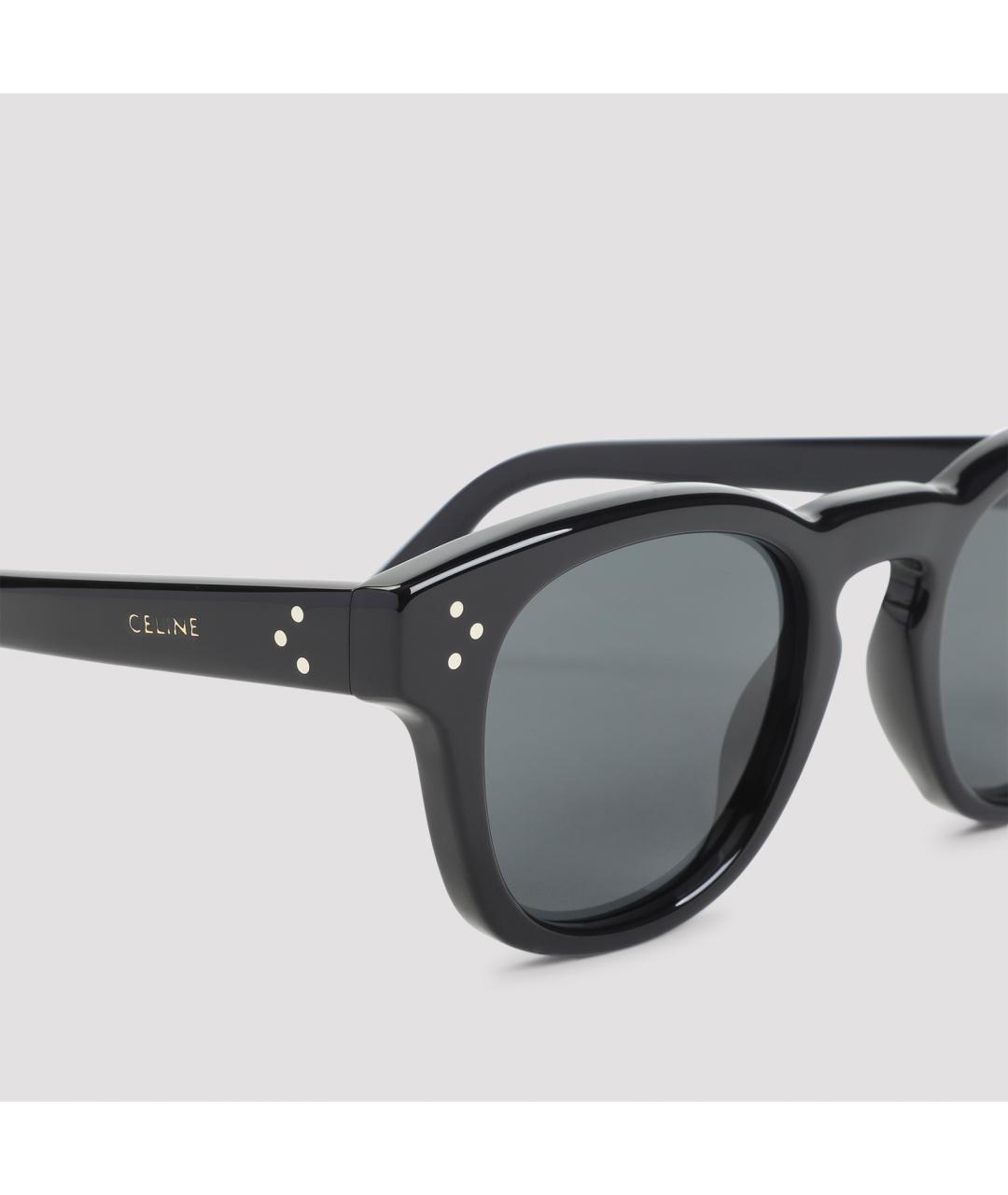 CELINE Черные пластиковые солнцезащитные очки, фото 5