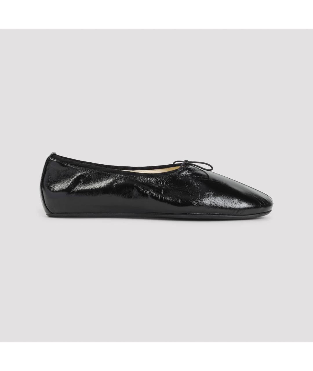 PHOEBE PHILO Черные кожаные балетки, фото 3