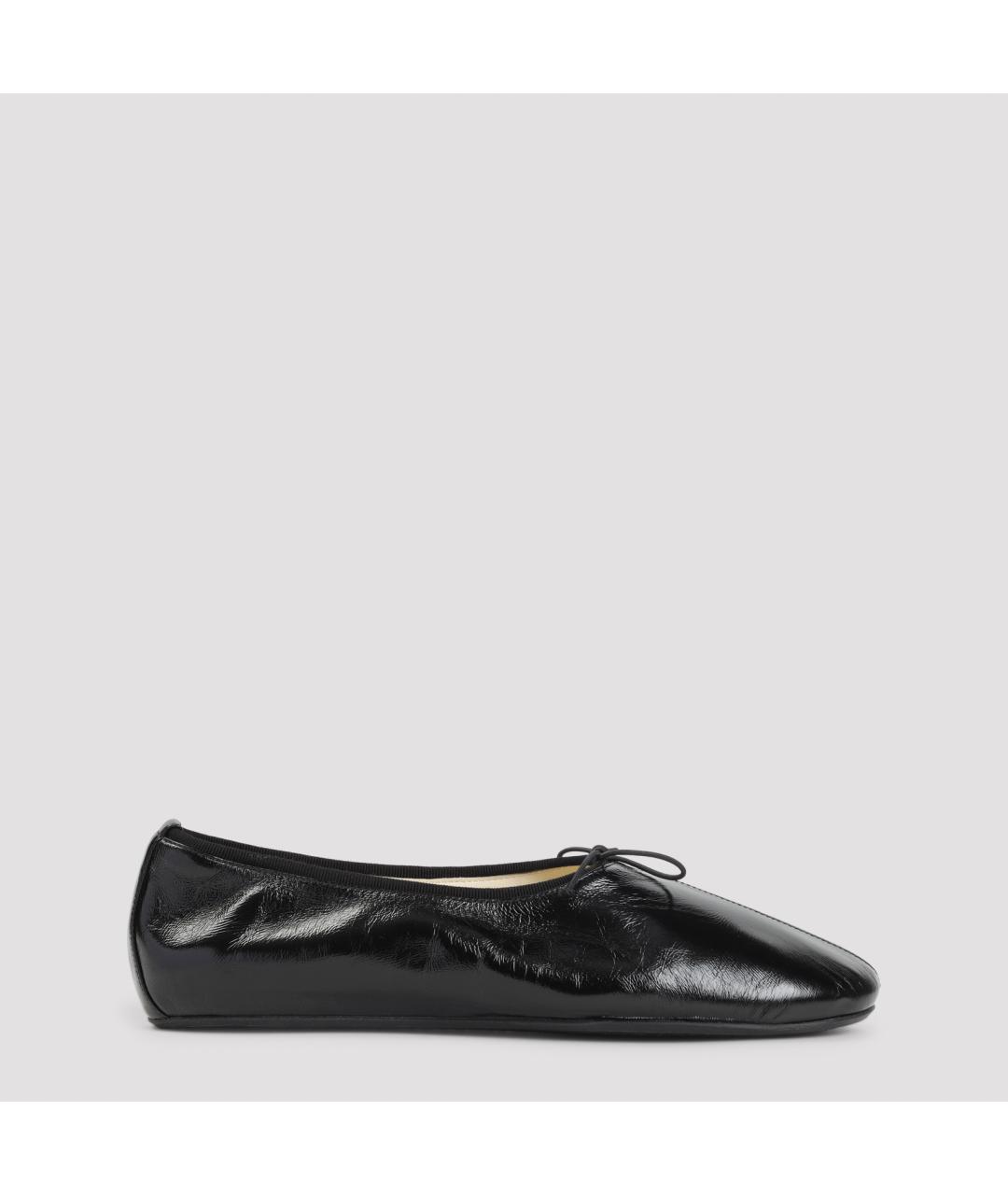 PHOEBE PHILO Черные кожаные балетки, фото 2