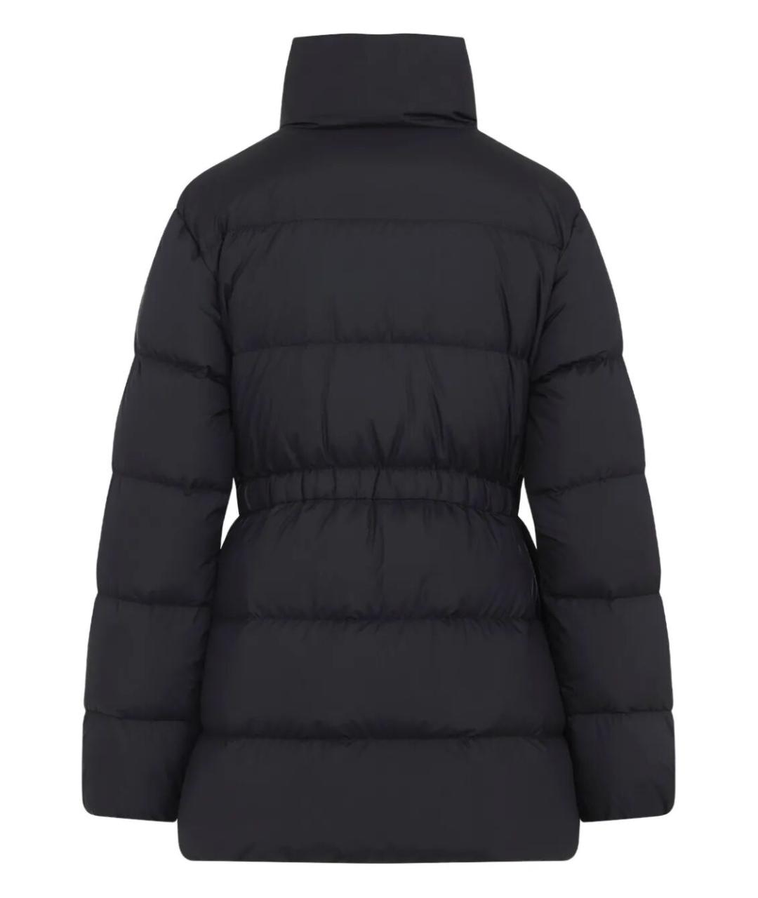 MONCLER Черный полиэстеровый пуховик, фото 2