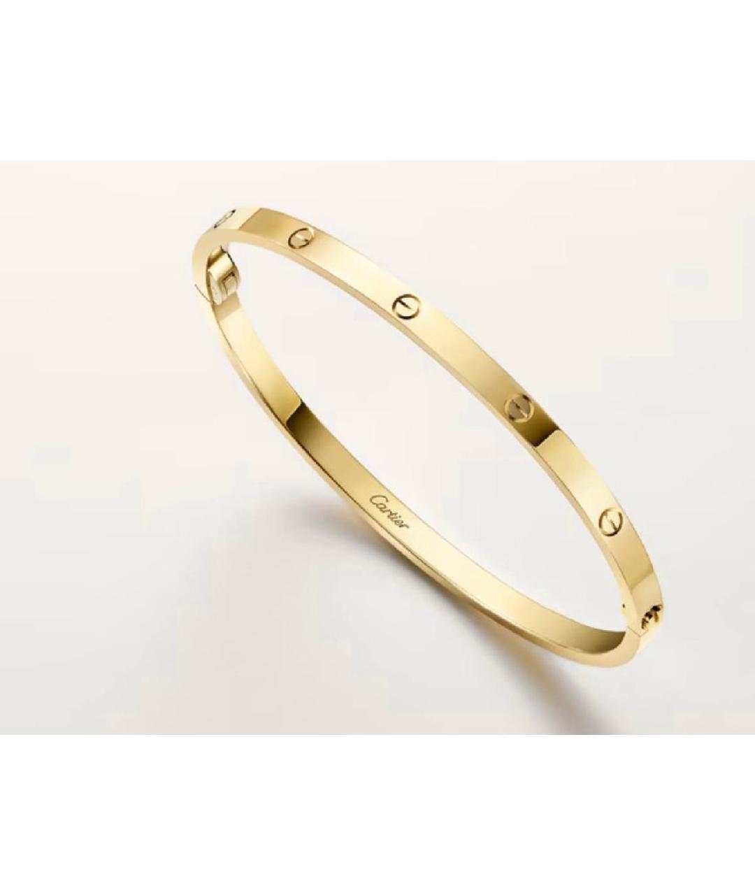 CARTIER Желтый браслет из желтого золота, фото 4