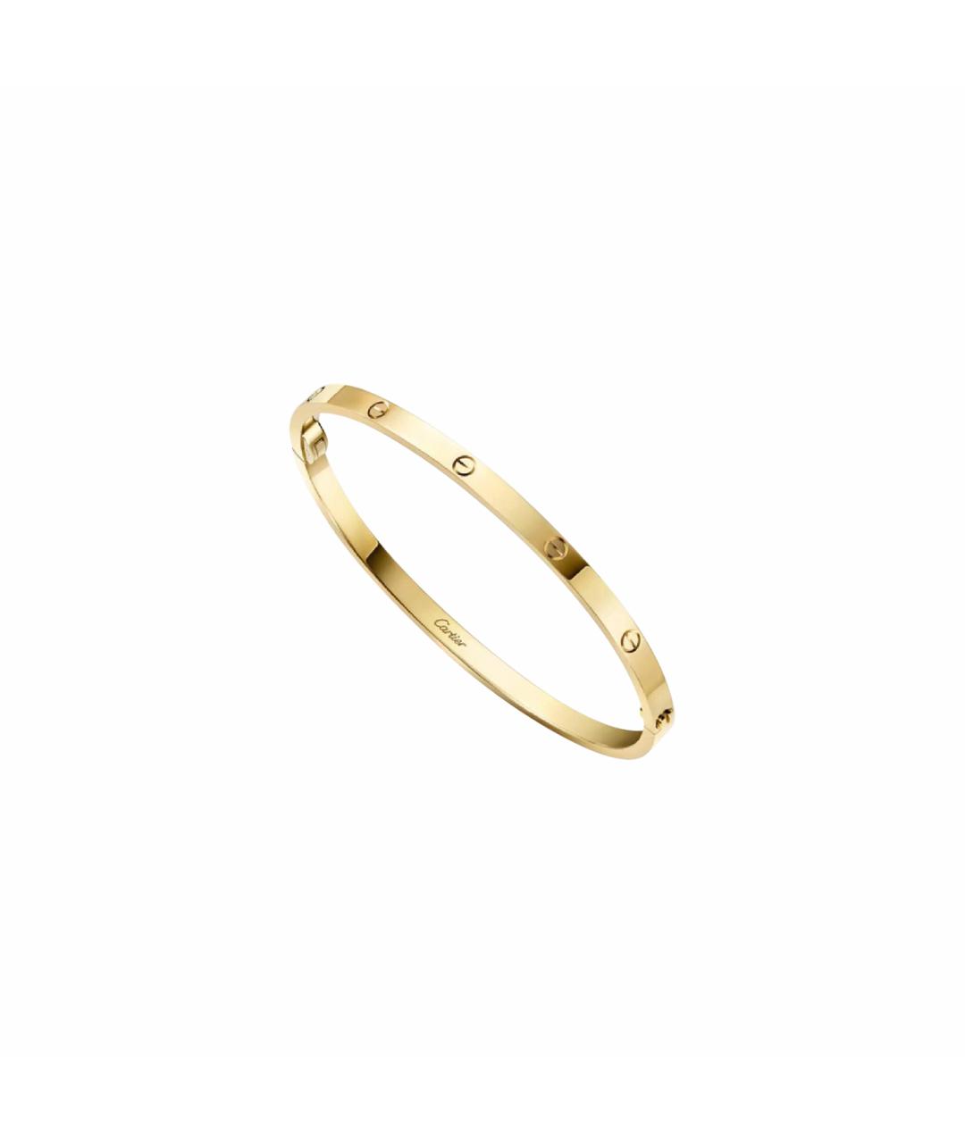 CARTIER Желтый браслет из желтого золота, фото 1