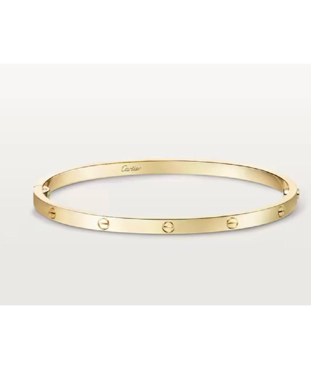 CARTIER Желтый браслет из желтого золота, фото 3