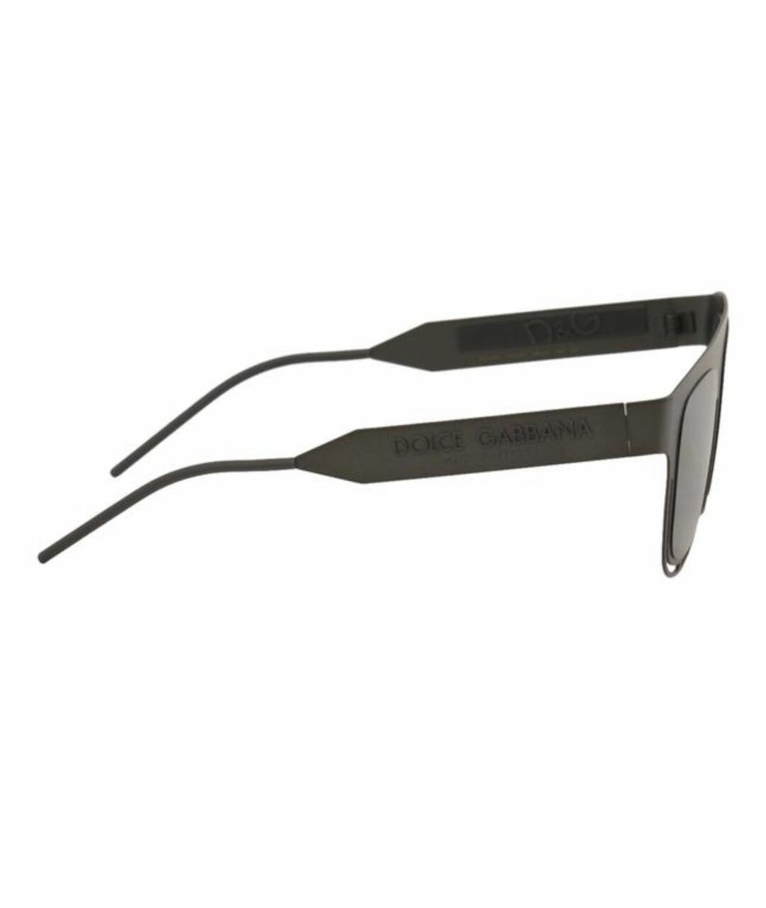 DOLCE&GABBANA Антрацитовые металлические солнцезащитные очки, фото 3