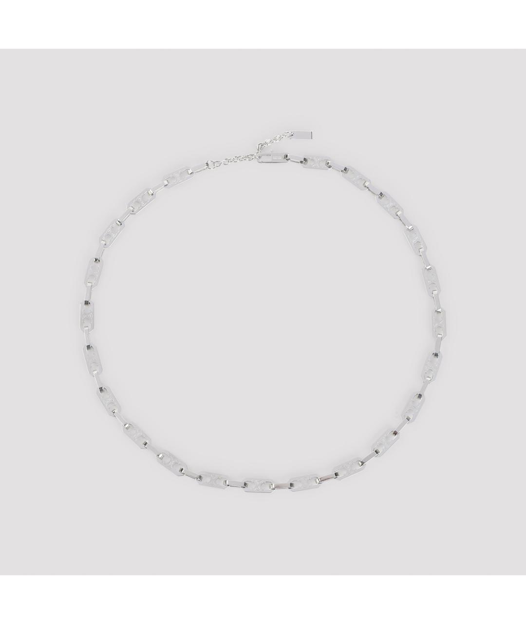 CELINE Серебряная металлическая цепочка, фото 2