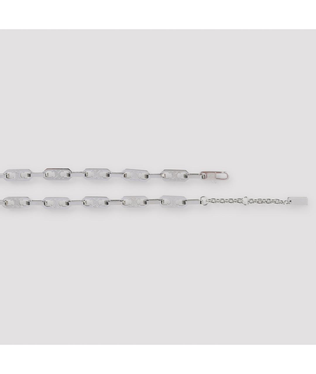 CELINE Серебряная металлическая цепочка, фото 4