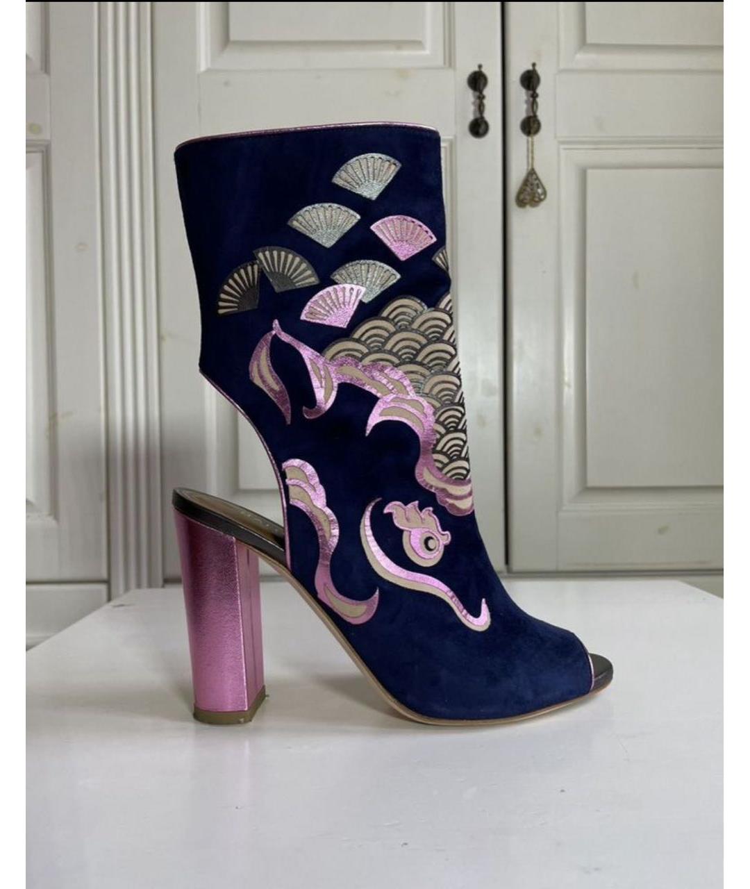 MALONE SOULIERS Мульти замшевые босоножки, фото 2