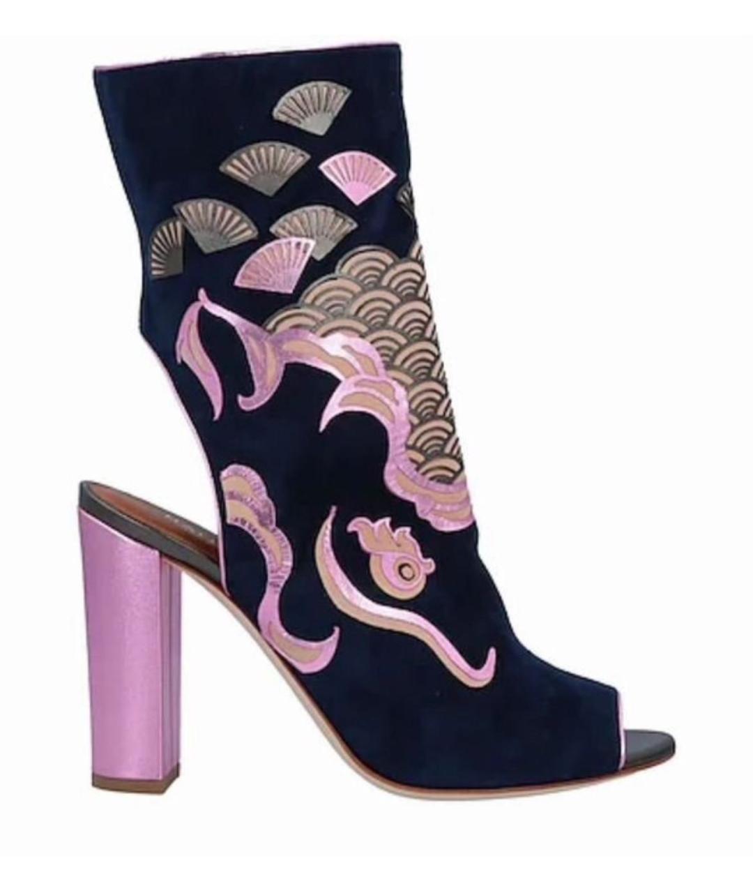 MALONE SOULIERS Мульти замшевые босоножки, фото 1