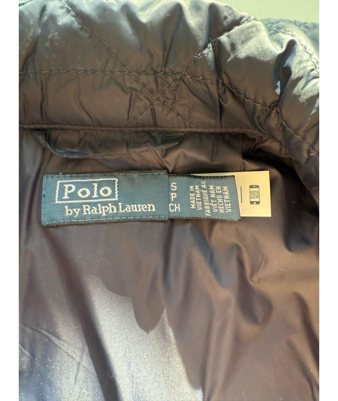 POLO RALPH LAUREN Темно-синяя полиэстеровая куртка, фото 3