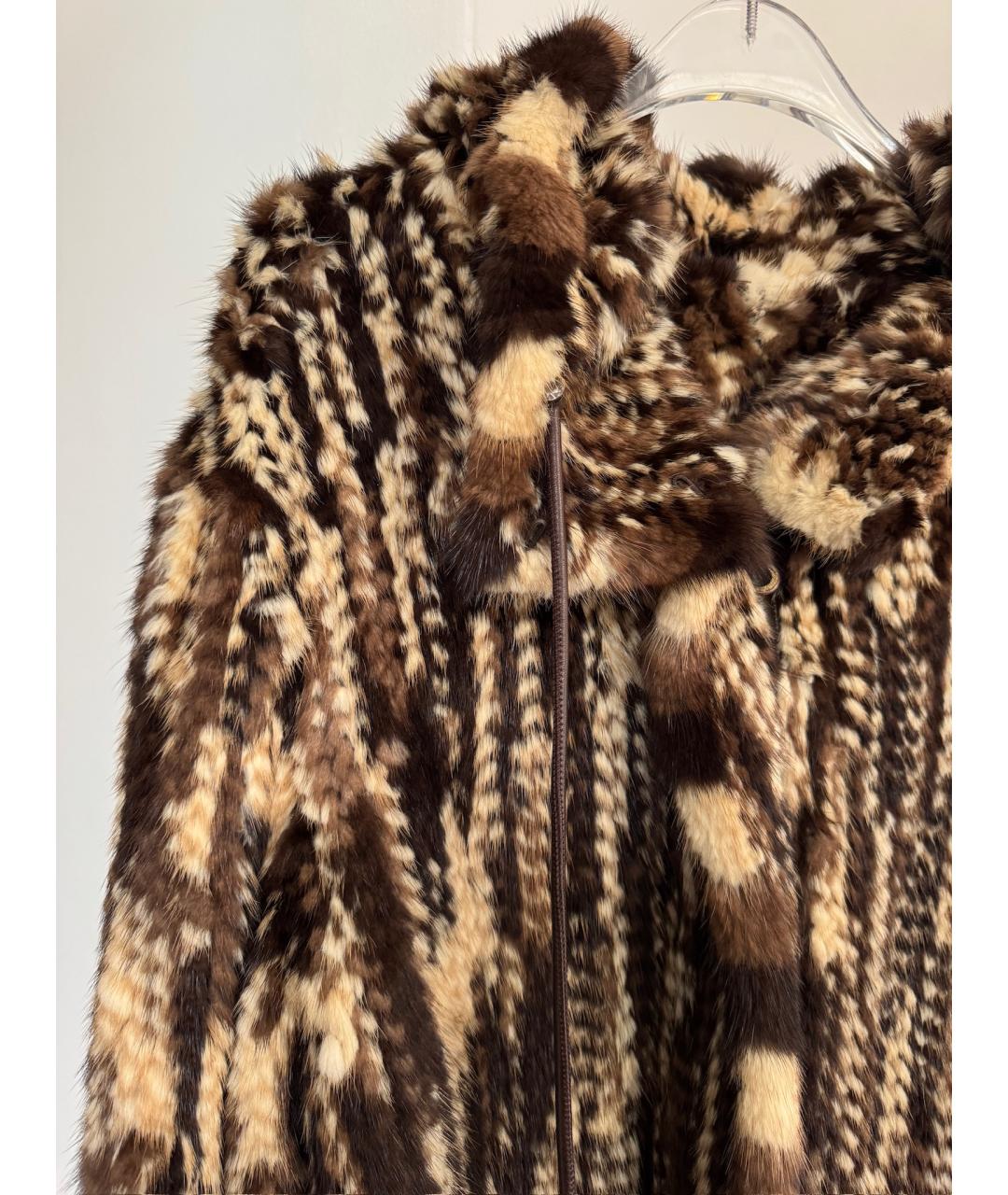 OSCAR DE LA RENTA Коричневое шерстяное пальто, фото 4