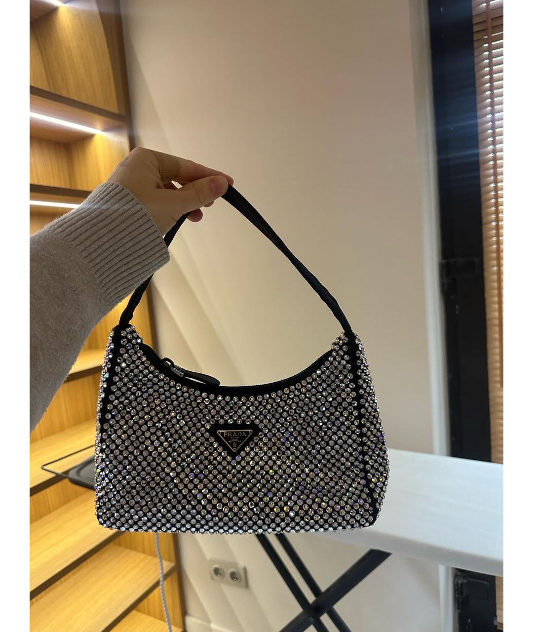 PRADA Черная сумка с короткими ручками, фото 4