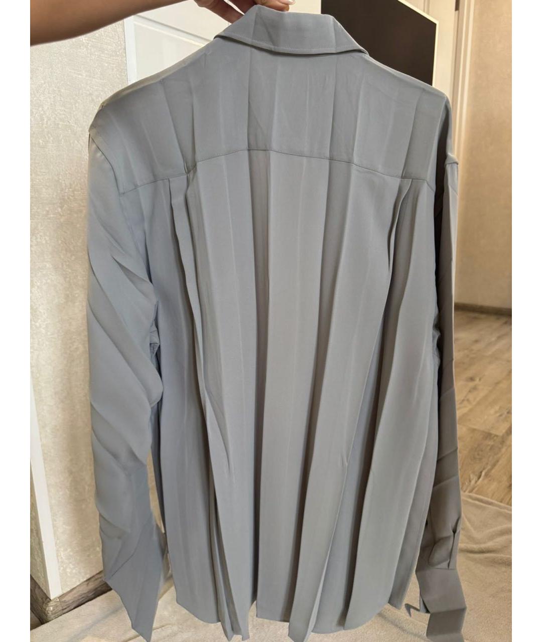 BALENCIAGA Серая полиэстеровая рубашка, фото 2