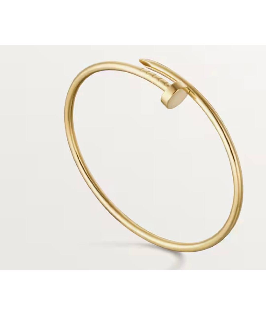 CARTIER Желтый браслет из желтого золота, фото 3