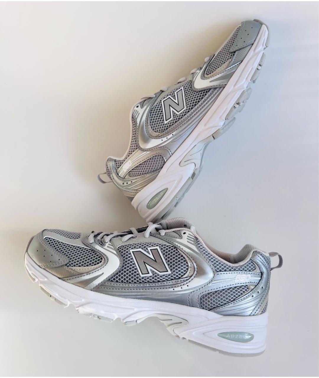 NEW BALANCE Серебряные низкие кроссовки / кеды, фото 6