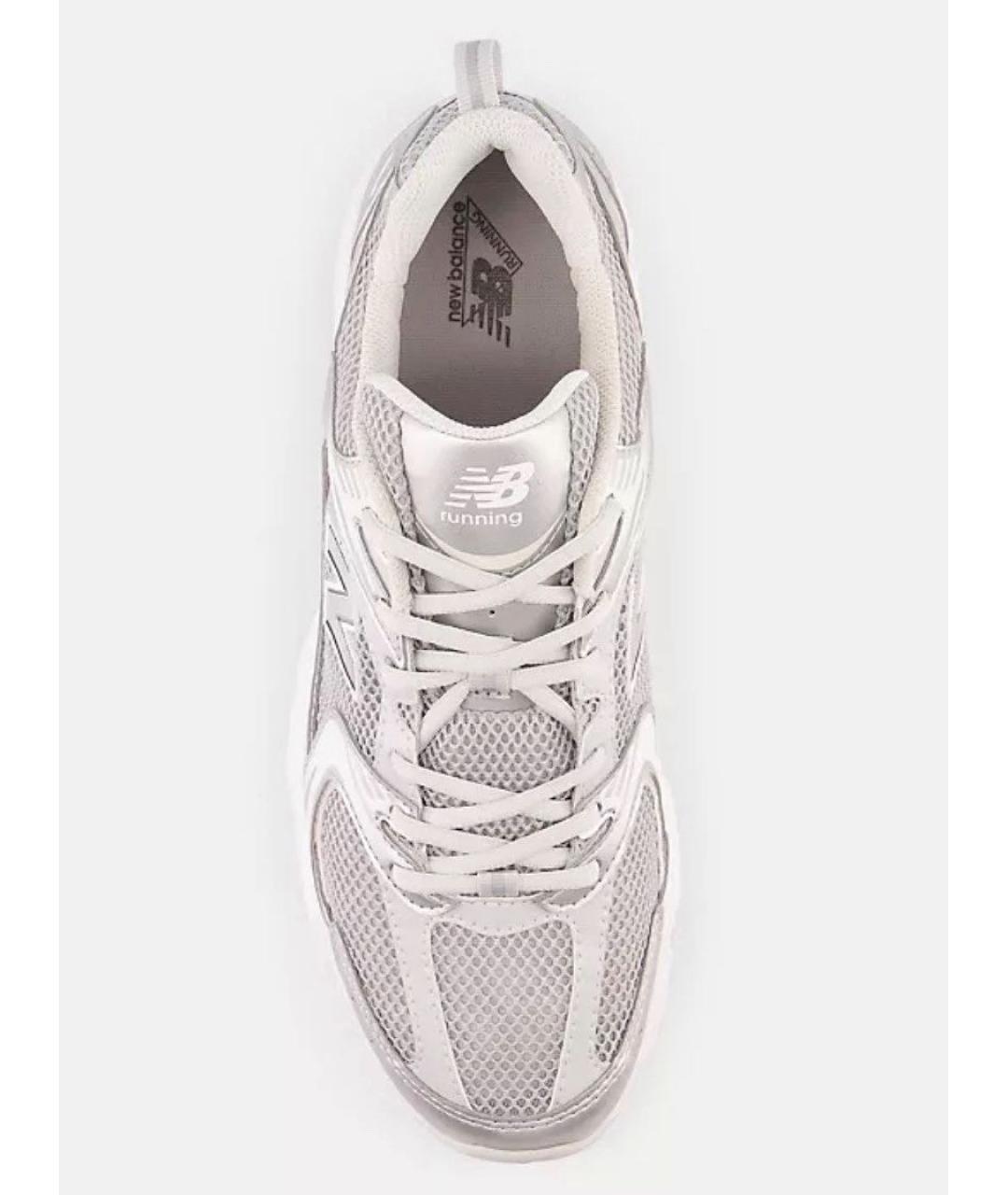 NEW BALANCE Серебряные низкие кроссовки / кеды, фото 2