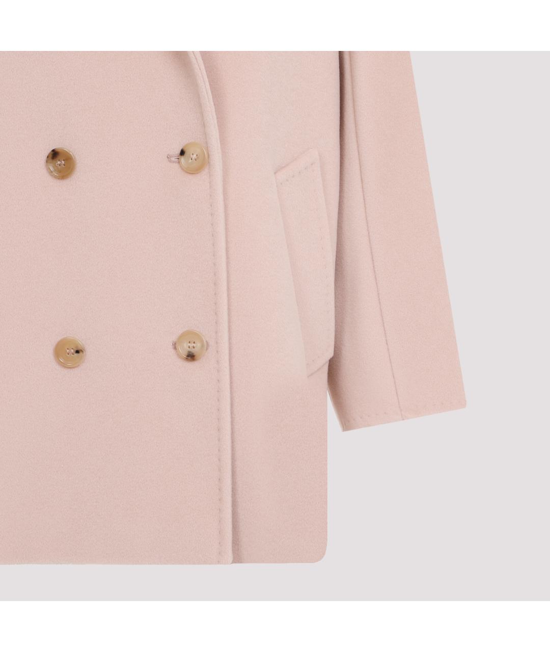 MAX MARA Розовое кашемировое пальто, фото 3