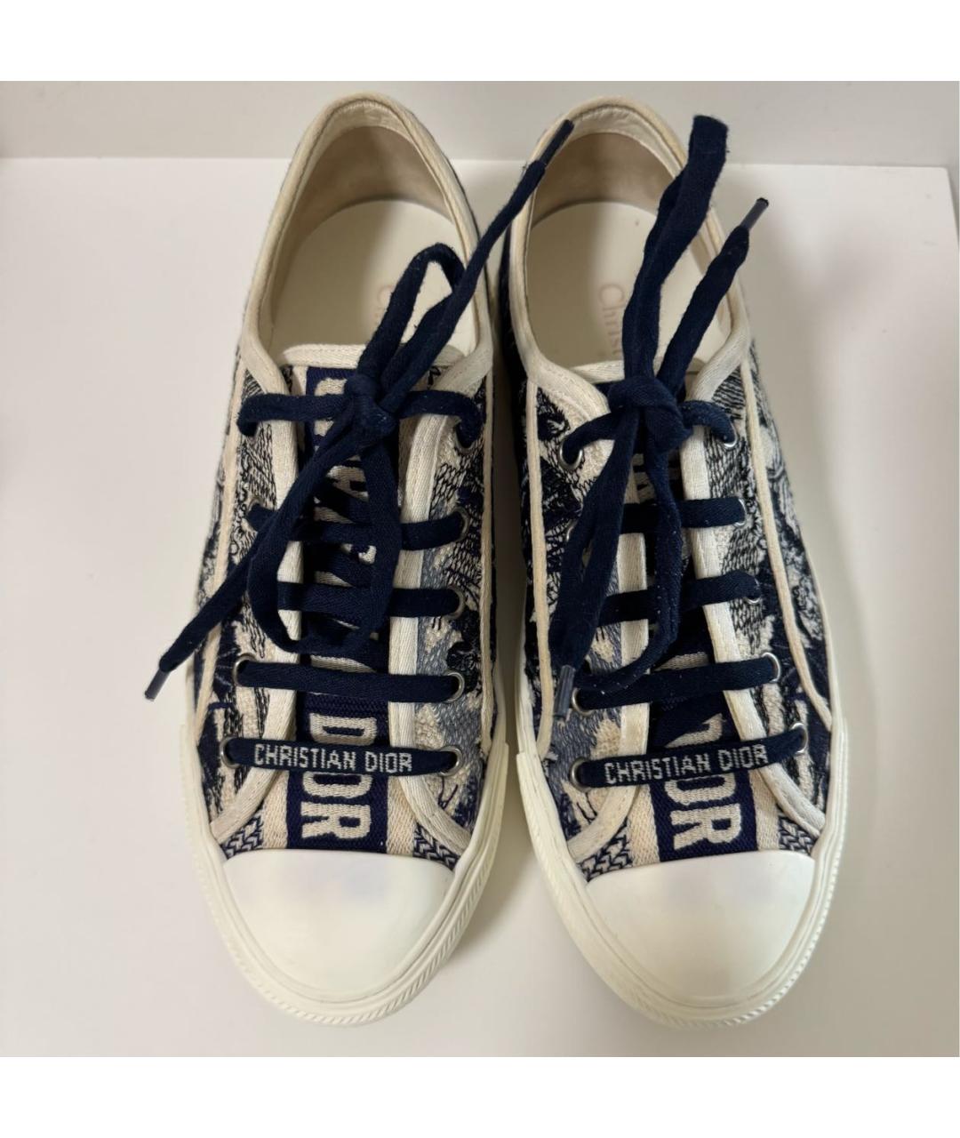CHRISTIAN DIOR Синие кеды, фото 3