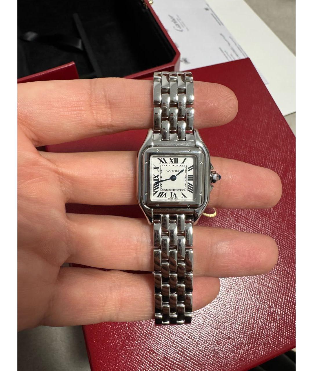 CARTIER Серебряные часы, фото 5