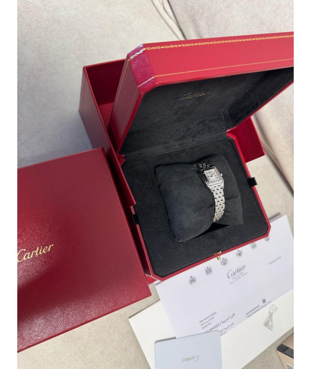 CARTIER Серебряные часы, фото 4