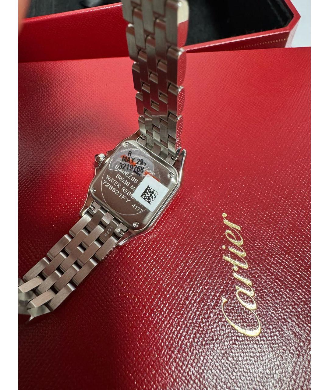 CARTIER Серебряные часы, фото 6