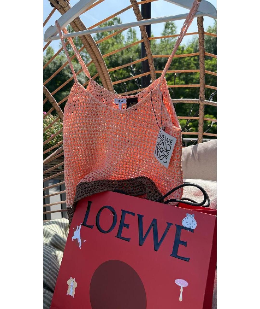 LOEWE Коралловая майка, фото 5