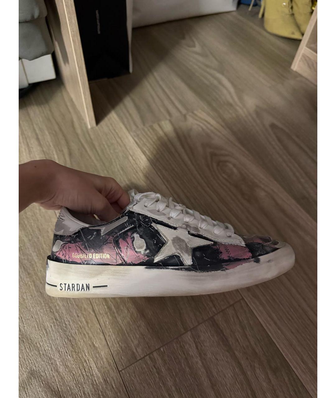GOLDEN GOOSE DELUXE BRAND Мульти кожаные кроссовки, фото 5