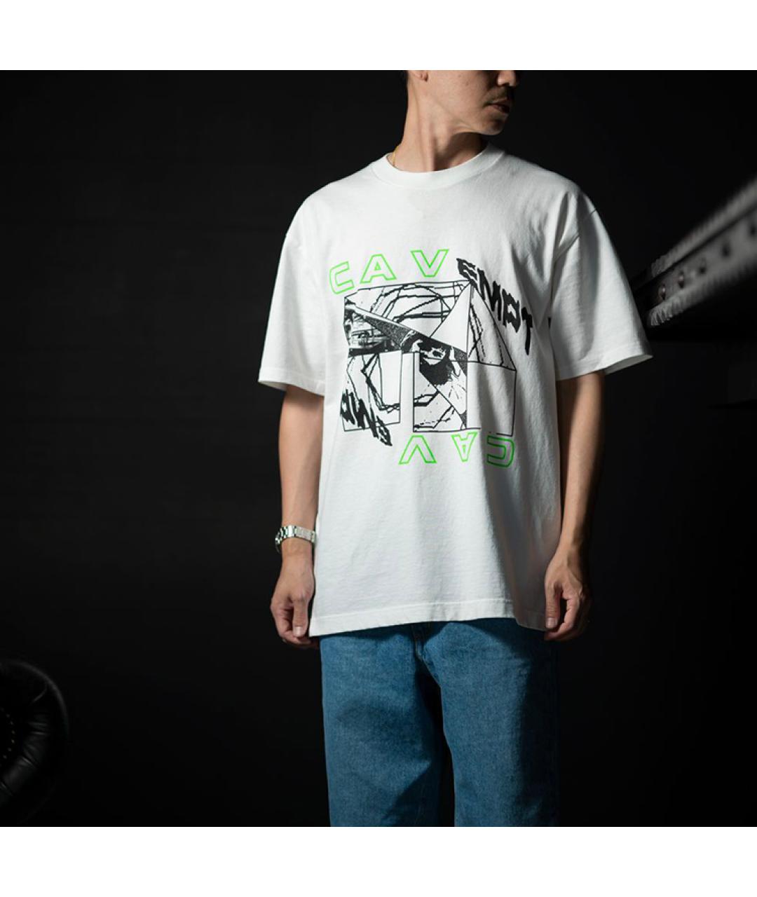 CAV EMPT Белая хлопковая футболка, фото 3