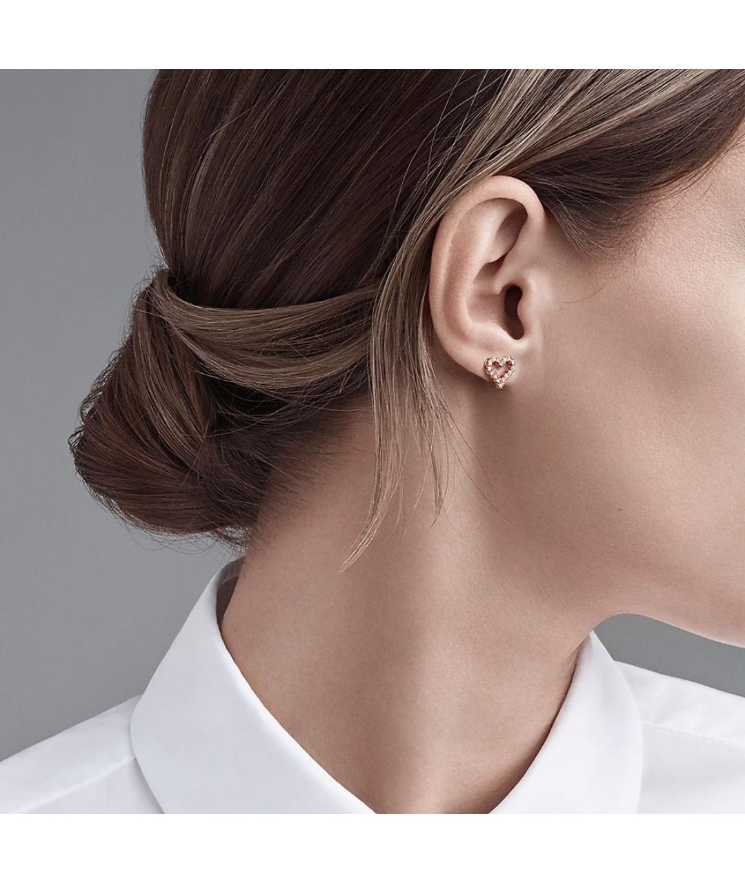 TIFFANY&CO Золотые серьги из розового золота, фото 3