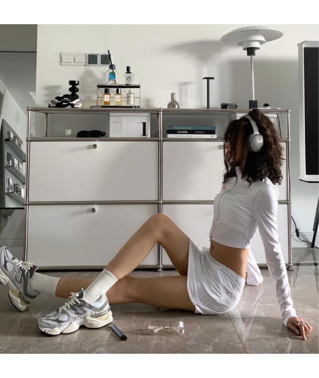 NEW BALANCE Серые замшевые кроссовки, фото 6