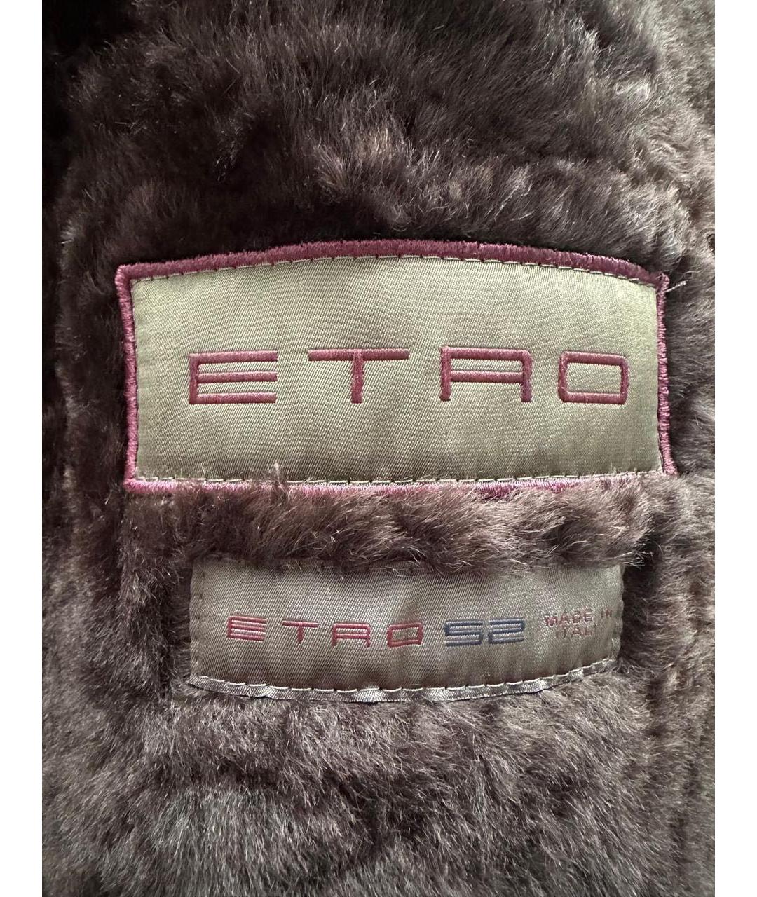 ETRO Коричневая меховая дубленка/шуба, фото 7