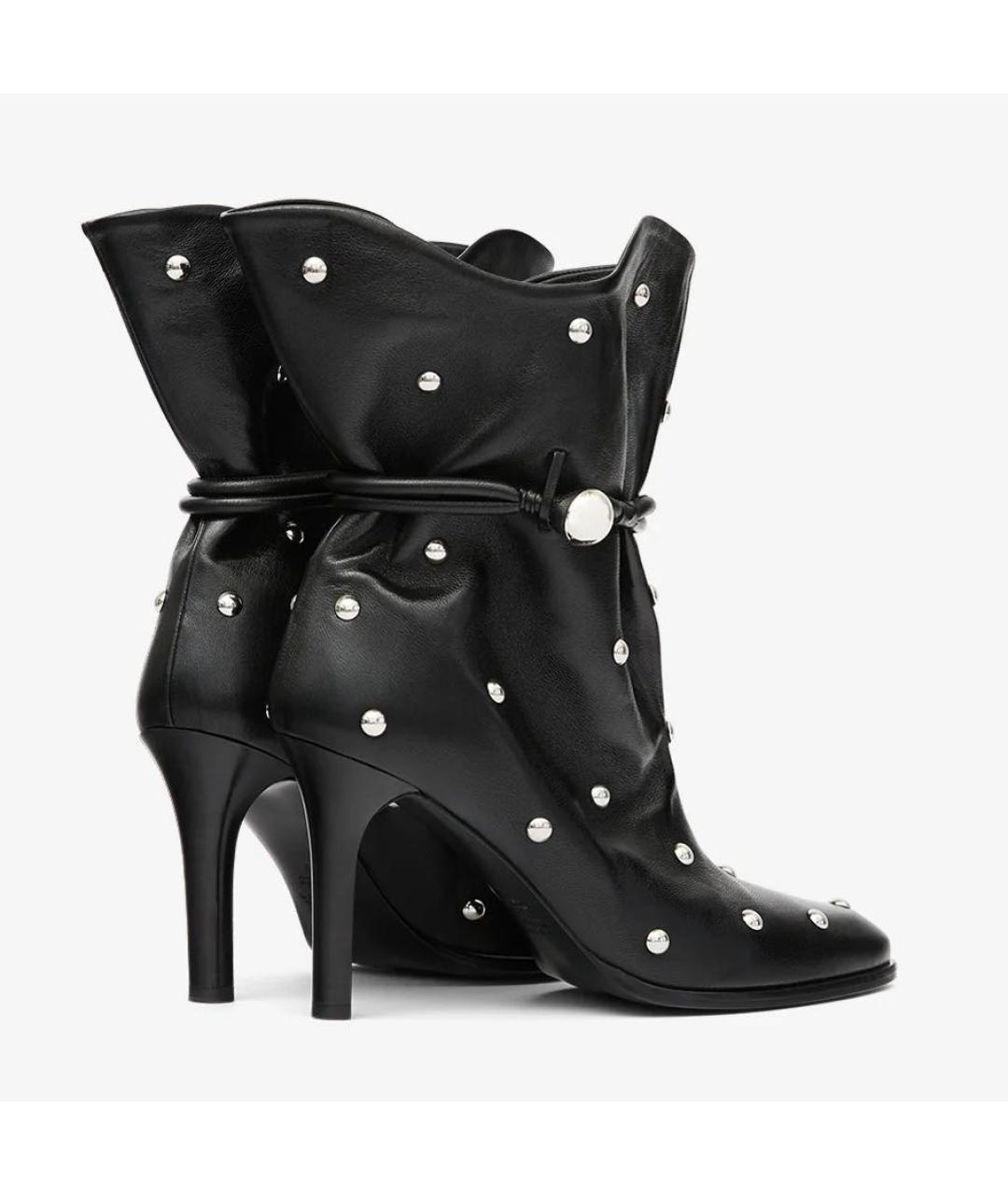 ISABEL MARANT Черные кожаные сапоги, фото 2