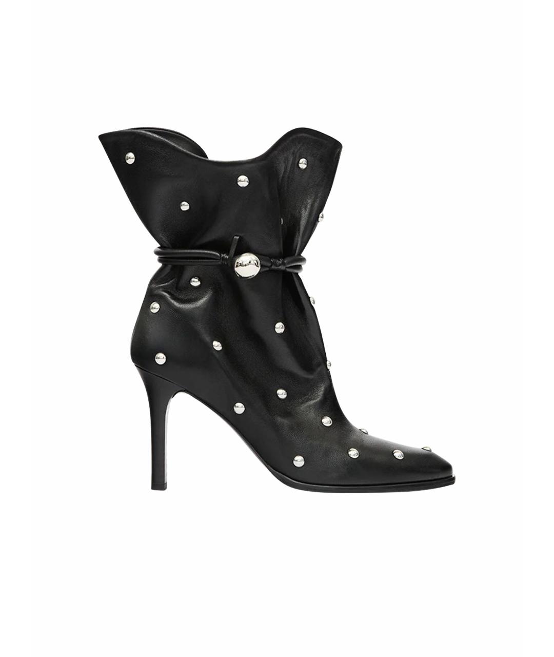 ISABEL MARANT Черные кожаные сапоги, фото 1