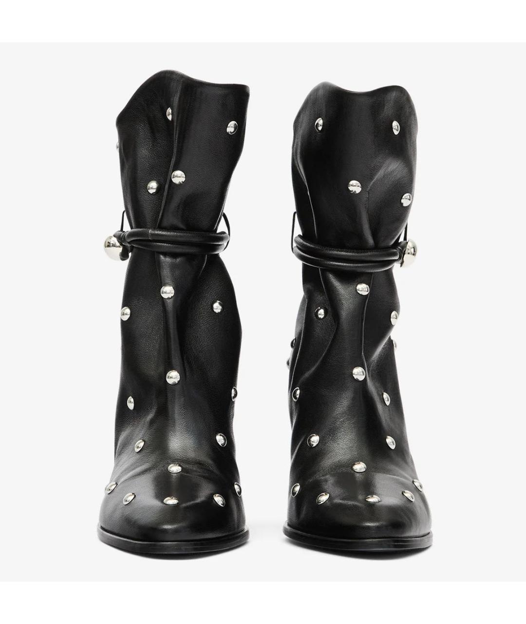 ISABEL MARANT Черные кожаные сапоги, фото 4