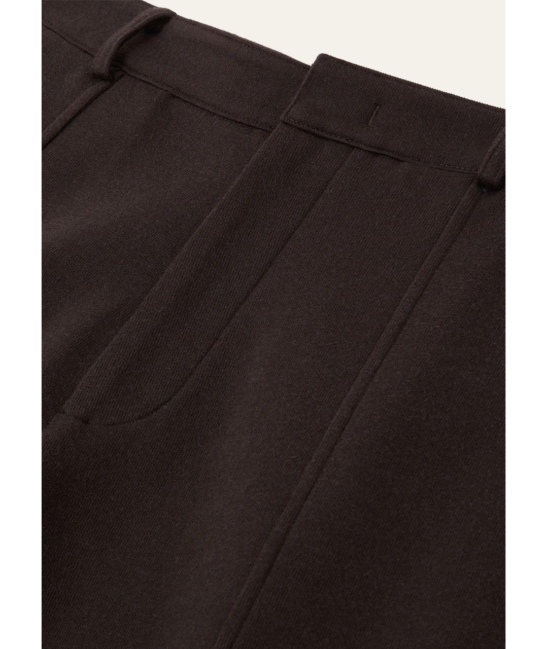 LORO PIANA Коричневые хлопковые повседневные брюки, фото 6
