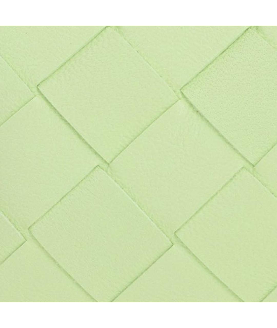 BOTTEGA VENETA Салатовая кожаная сумка с короткими ручками, фото 2