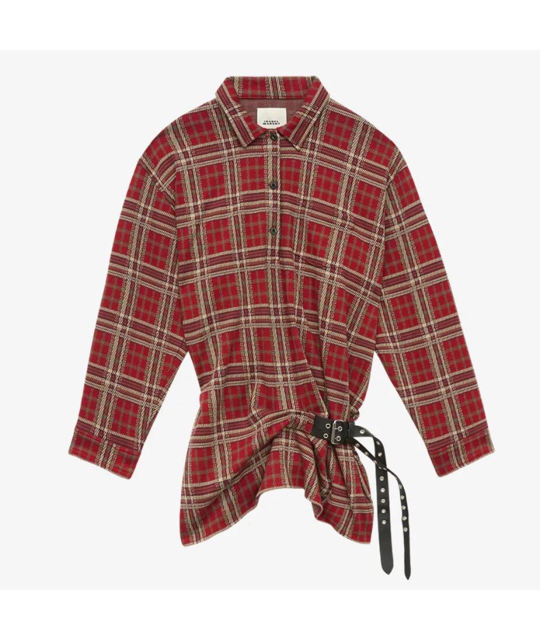 ISABEL MARANT Красное хлопковое платье, фото 6